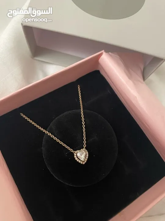 سنسال باندورا Pandora Sparkling Heart  Collier Necklace