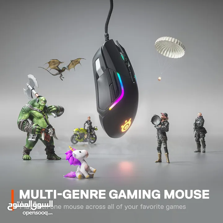 SteelSeries Rival 5 Gaming Mouse with PrismSync RGB الافضل في العالم ستيل سيريس RIVAL 5 جديد مكفول