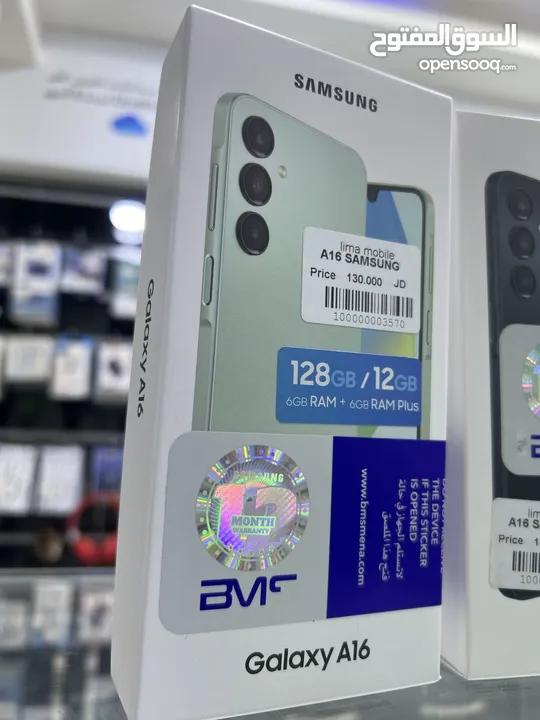 Samsung A16 (128 GB / 6 GB RAM) سامسونج اي 16 موديل 2025  كفالة الوكيل الرسمي لشركة سامسونج سنة