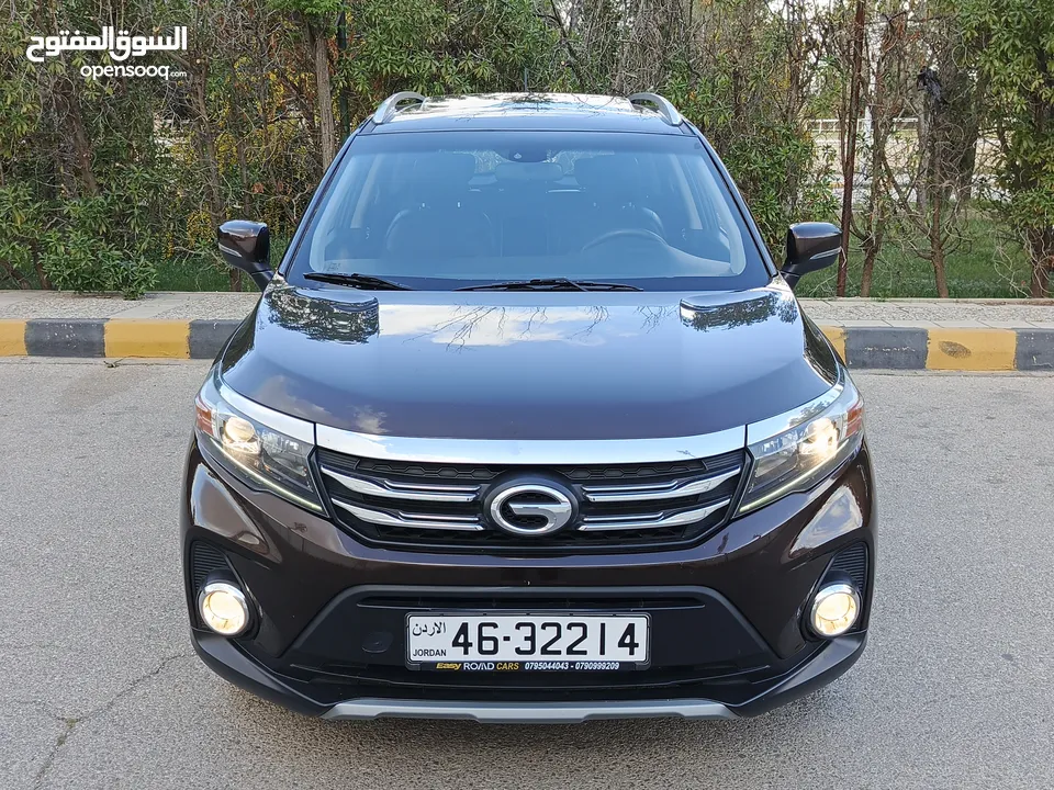 GAC GS3 جاك  موديل 2022 فحص كامل7 جيد ماشية ك 6  الف كيلو غرفة لون بني بحالة الوكالة محرك 1500 cc تي