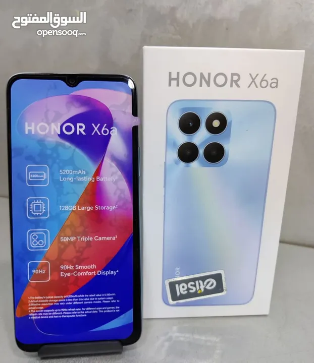 مستعمل ايام Honer X6a رام 6 جيجا 128 أغراضة والكرتونه الأصلية متوفر توصيل