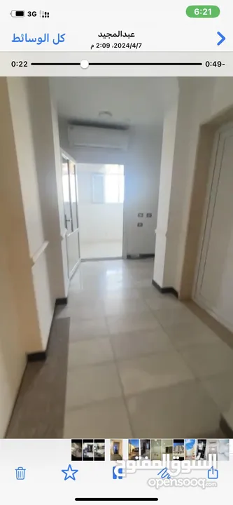 شقة في النوفليين تصلح مقر شركة للايجار