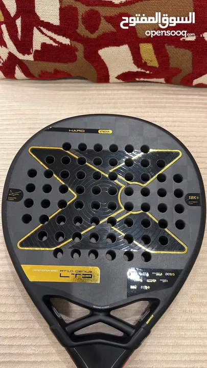 NOX AT10 genius 18K 2025 LIMITED    Padel مضرب بادل مستعمل مرة واحدةEDITION