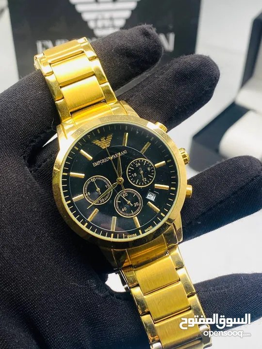 Emporio armani امبوريوم ارماني بطارية  ساعات شبابية فخمه