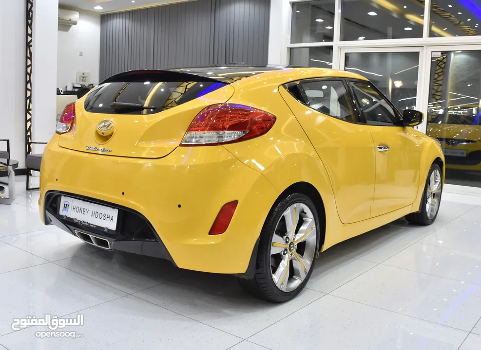 Hyundai Veloster ( 2015 Model ) in Yellow Color GCC Specs