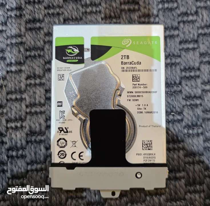 هاردسك الحجم الصغير حق لابتوب 2TB