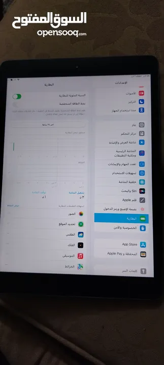 I pad 7 مستعمل بحالة جيدة للبيع الجهاز معاه شاحن فقط