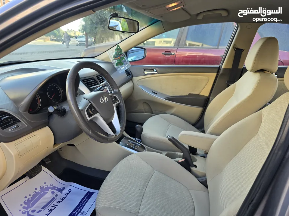 هونداي اكسنت 2014 فحص كامل 7 جيد عداد 112km محرك 1600cc مالك 1