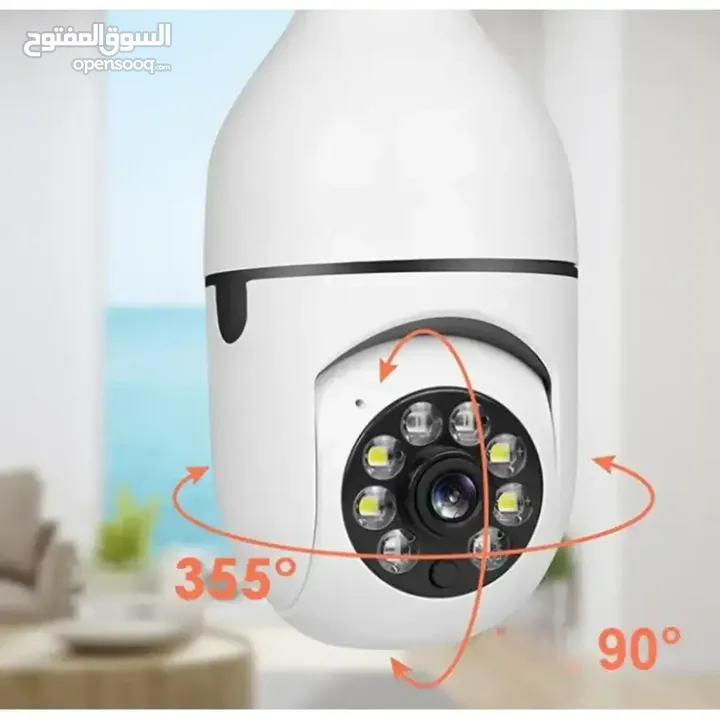 كاميرا متحركه مع كشاف ليلي للمراقبة
