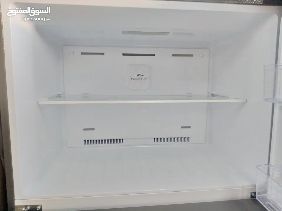 ثلاجة جنرال ديلوكس حجم 538 لتر لون سلفر انفيرتر