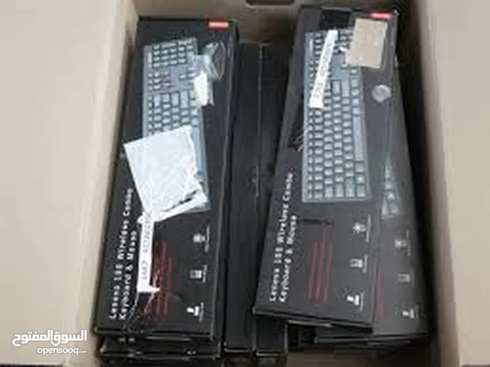 lenovo 100 wireless combo keyboard and mouse كيبورد وماوس وايرلس  من لينوفو 