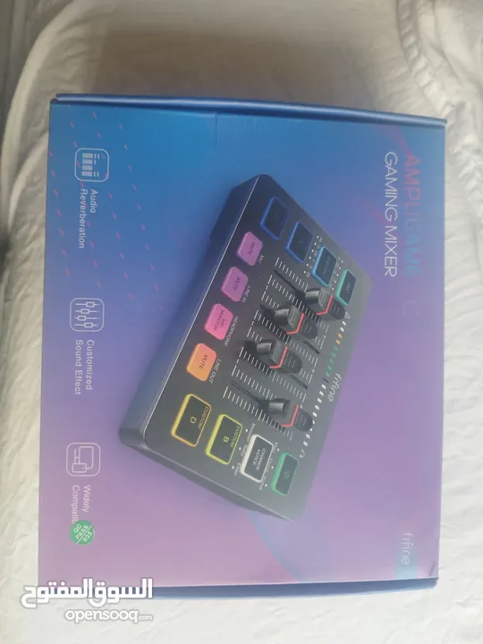 كرت صوت او مكسر mixer soundcard من نوع fifine اسمه fifine sc3 للبيع بسعر قابل للتفاوض بشكل بسيييط