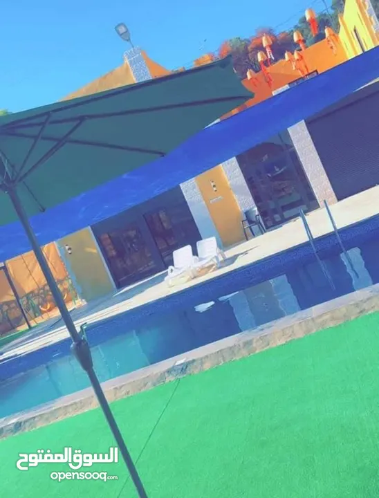 شاليه مزرعه للبيع مطله سد الملك طلال