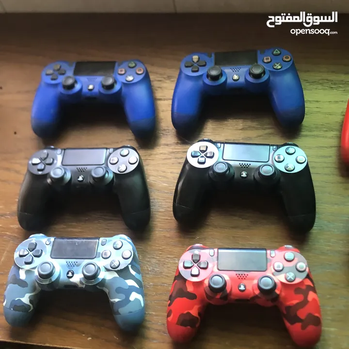 ايادي اصليةةة وكوبي بحالة الوكالة عالفحصص وكفالة شهر  للبيع ( متوفر عروض على الصيانه)Control ps4