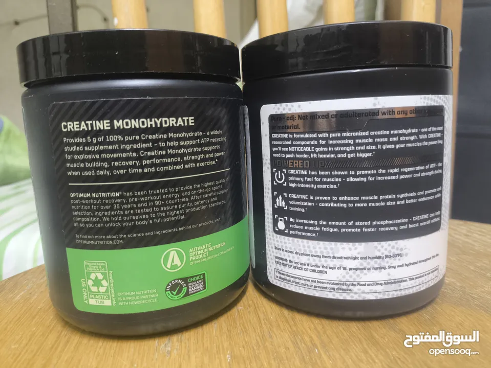 كرياتين مونوهايدرات ماركه عالميه وزن الماده 300غرام صافي  بدون نكهات تاريخ طويل الامد