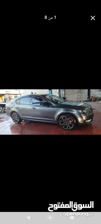 سكودا اوكتافيا 2014 مجلسة جنحان خلفية وعاملة قشرة سقف .و ع الفحص كلو