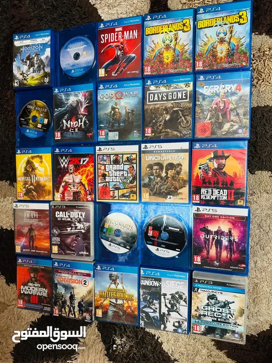 سيديات ألعاب بلاسيتشن 5/4