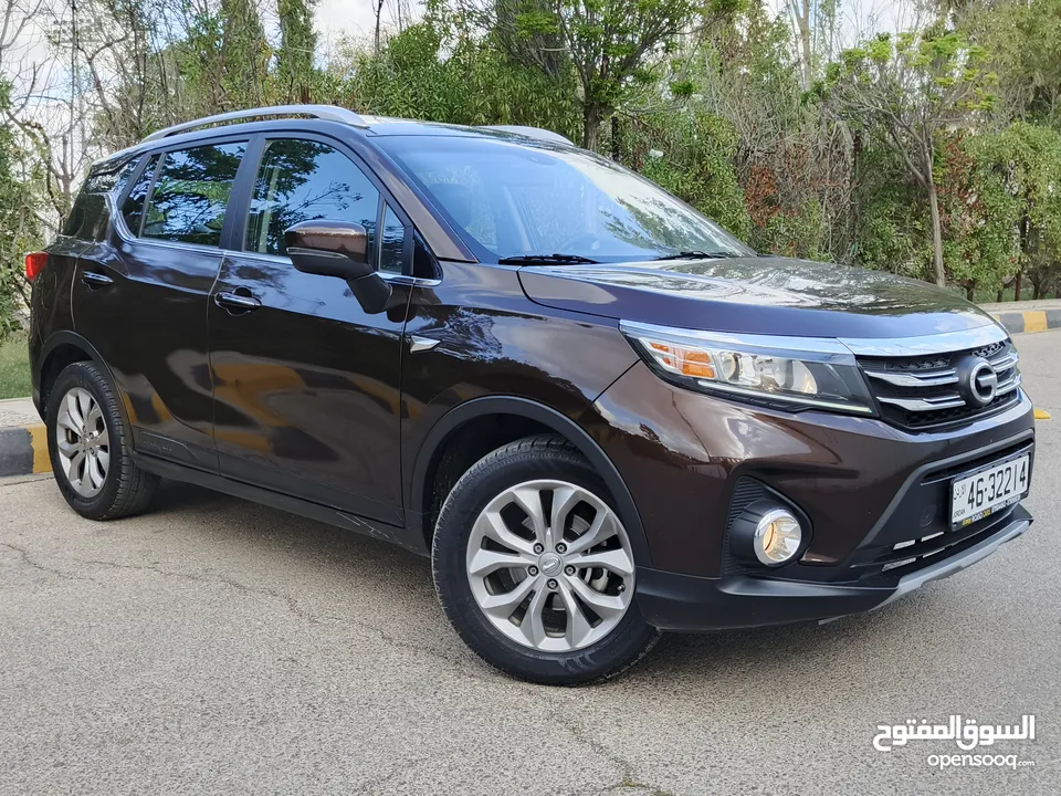 GAC GS3 جاك  موديل 2022 فحص كامل7 جيد ماشية ك 6  الف كيلو غرفة لون بني بحالة الوكالة محرك 1500 cc تي