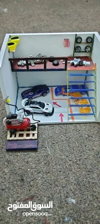 ديوراما كراج سيارات Hot wheels