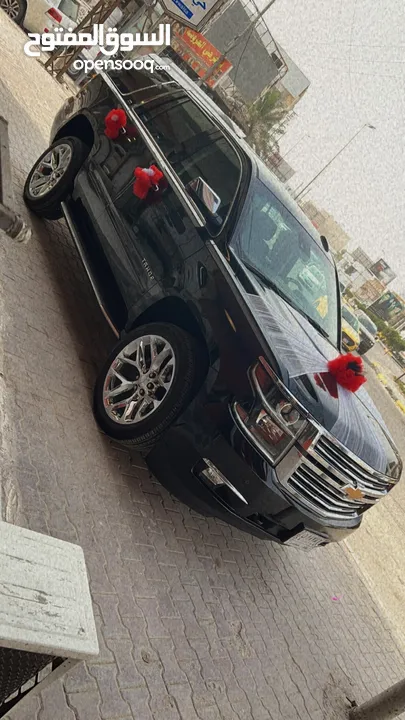 تاهو LTZ اسود خليجي مكفول كفالة عامة عليها نانو كامل السيارة مديل 2017 رقم بغدادمكان السيارة البصرة