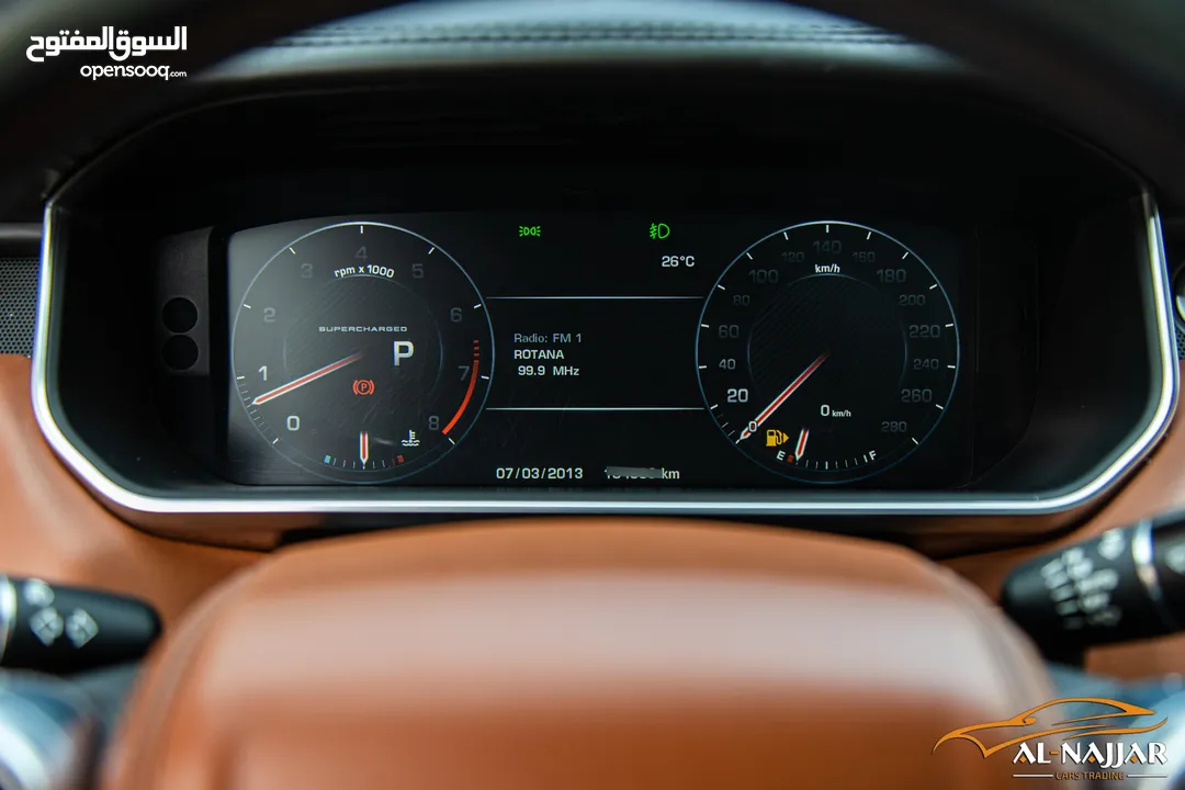 Range Rover Sport Supercharge 2014  السيارة وارد الشركة