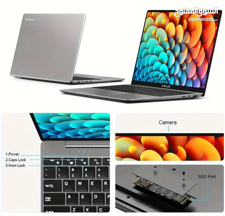 لابتوب teclast f16 pro جيجا رام 16 ومساحة 512 جيجا SSD (جديد)