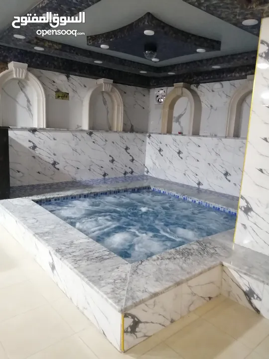 القدومي لعمل الساونا والبخار والجاكوزي