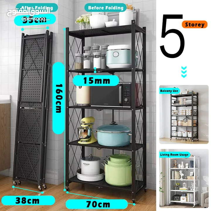 storage rack 5 layer heavy duty