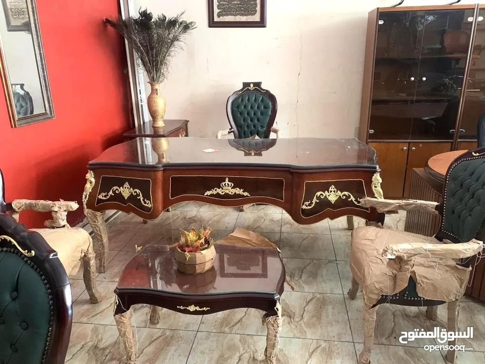 مكاتب صناعة مصرية خشب زان جميع الاحجام