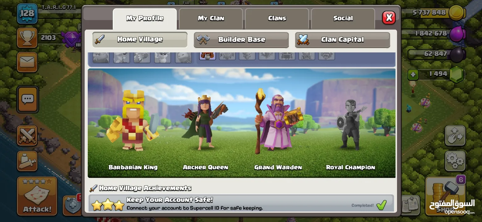 clash of clans account for sale TH 12