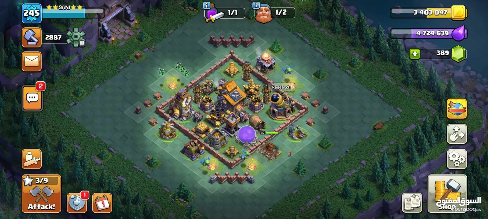 CLASH OF CLANS TH16 ACCOUNT FOR SELL