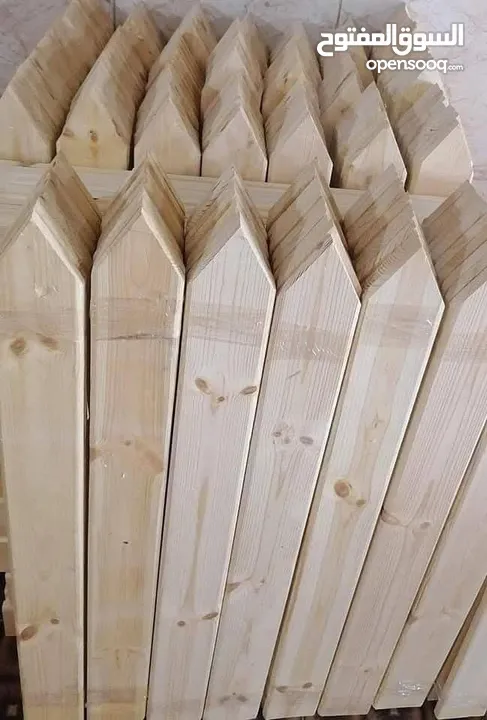 حربات خشب سويد سويدي لرفع السور وعمل حواجز بين الاشجار وحول برك السباحة وللمزارع والشاليهات والمدارس