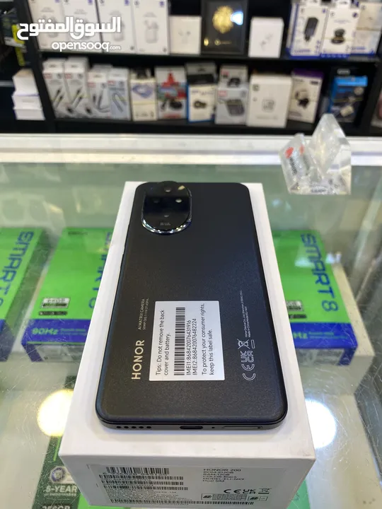 Honor 200 512GB battery 5200 جهاز مستعمل بحاله ممتازه جدا