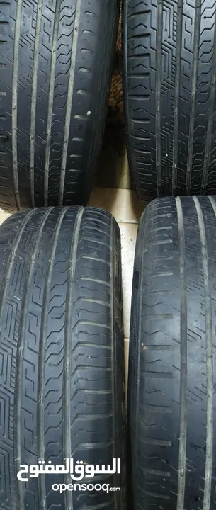 جنوط مرسيدس مع كوشوك نضيف جدا جدا استخدام شهر مع جنط سبير