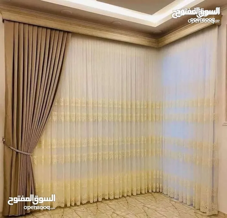 تركيب جميع انواع ستائر  العامودي البامبو ورمن الموديلات بانواعها