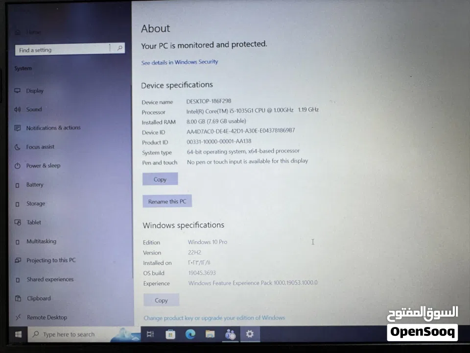 HP laptop Core i5 / 10TH gen