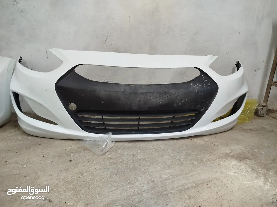 قطع اكسنت 2014 اضوية امامي 500 شيكل وخلفي 500 شيكل وطبونيين ب 500 شيكل
