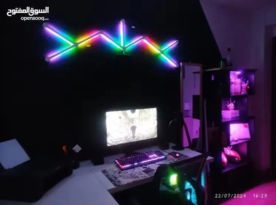 RGB Gaming Decor Lights Smart Mobile Controlled أضواء ديكور الألعاب RGB التي يتم التحكم فيها عن طريق