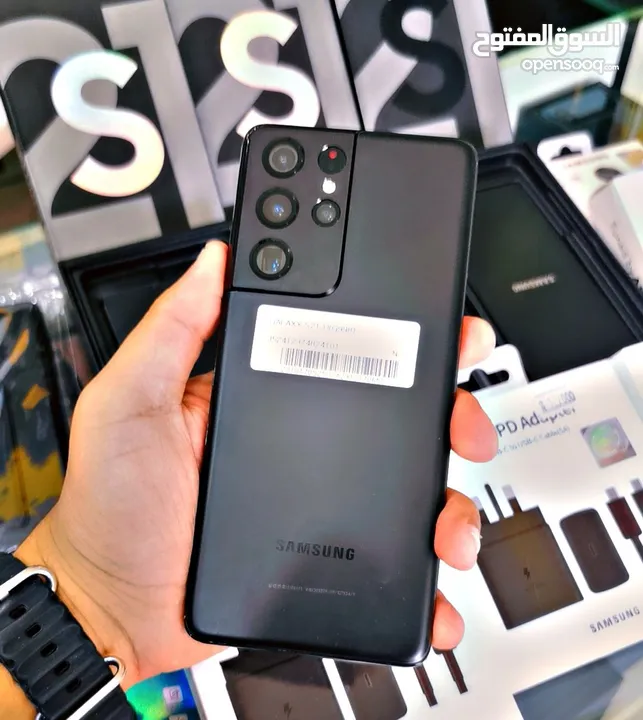 عرض خااص : Samsung S21 ultra 256gb هاتف نظيف جدا بحالة الوكالة بدون اي شموخ و بدون اي مشاكل بأقل سعر