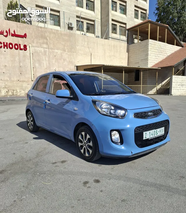 كيا بيكانتو 2017 بصمة فل عداد قليل ( 67 ) ألف كيلو فقط