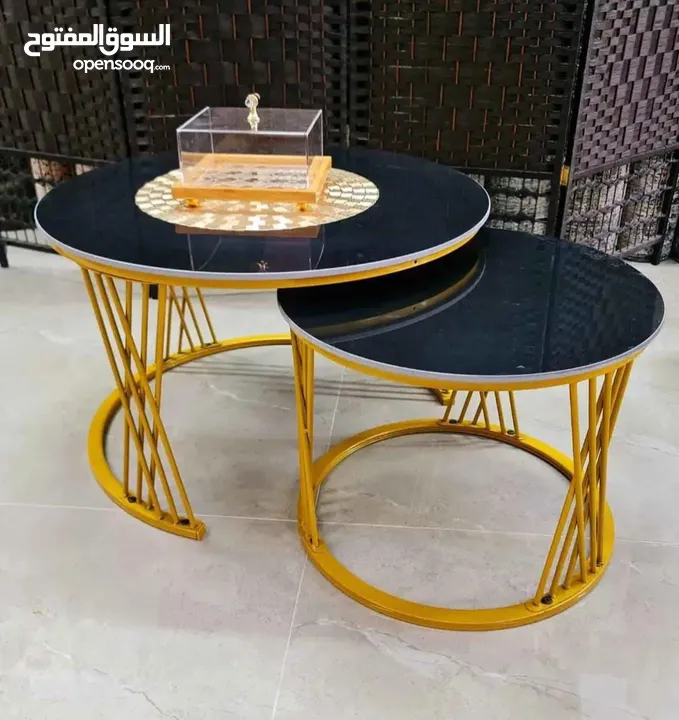 طقم طاولة وسط قطعتين