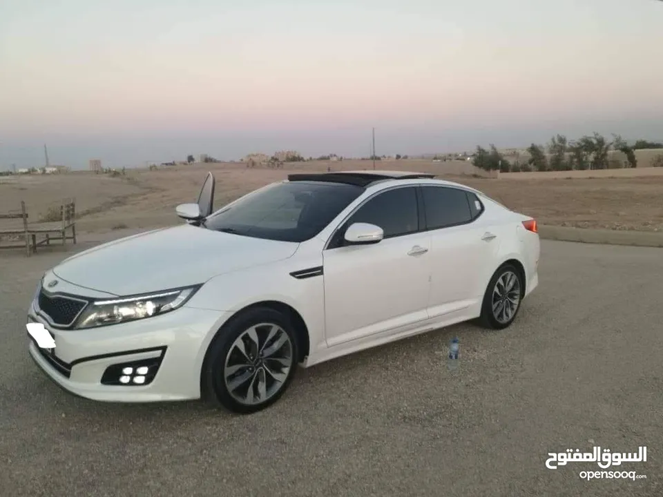 سعرررررررر حرررررررررق كيا اوبتيما k5 موديل 2015 فحص 100‎%‎ فتحتين سقف