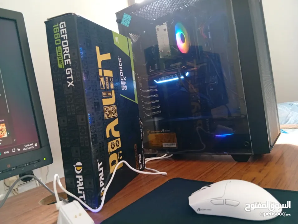 عرض على كمبيوتر جيمنغ جيل 12 مع كرت GTX1660 super