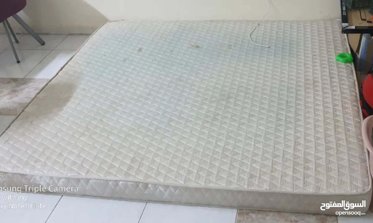 double matress for sale with neat and good condition