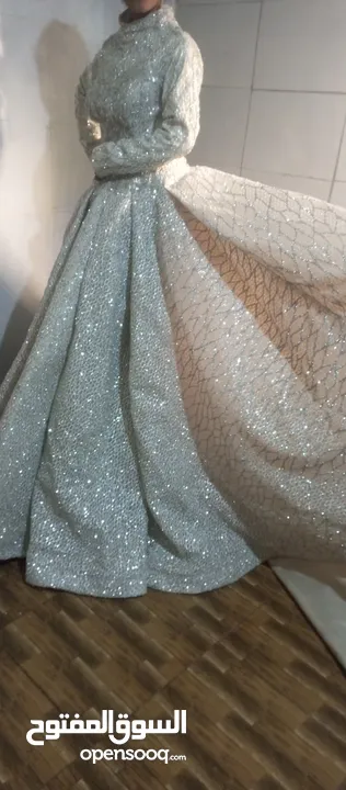 فستان لون لؤلؤي شرعي