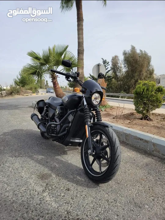 harley davidson street 750cc ممشى قليل وكالة