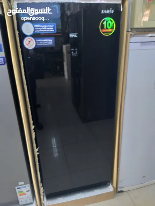 فريزر سامكس سكريت 6 ادراج حجم 205 لتر لون اسود