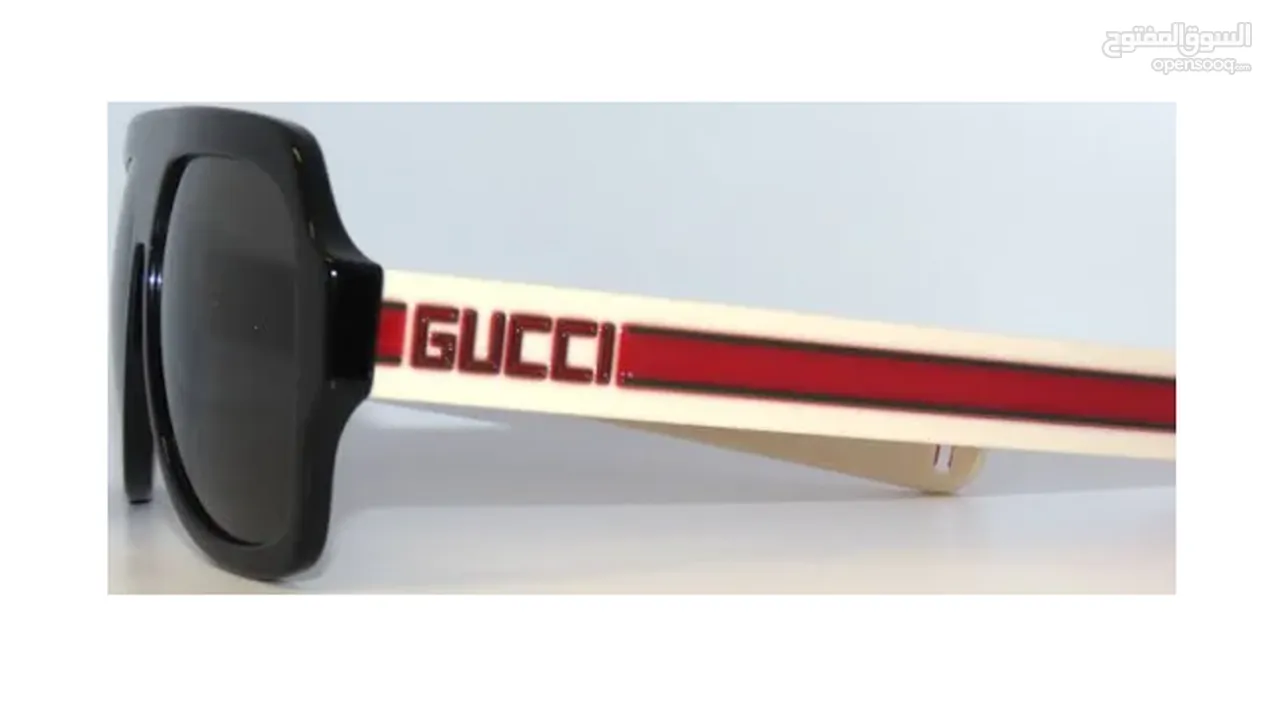 NEGOTIABLE Original Gucci Gg0255s 001 Black Beige Red Sunglasses 0255s