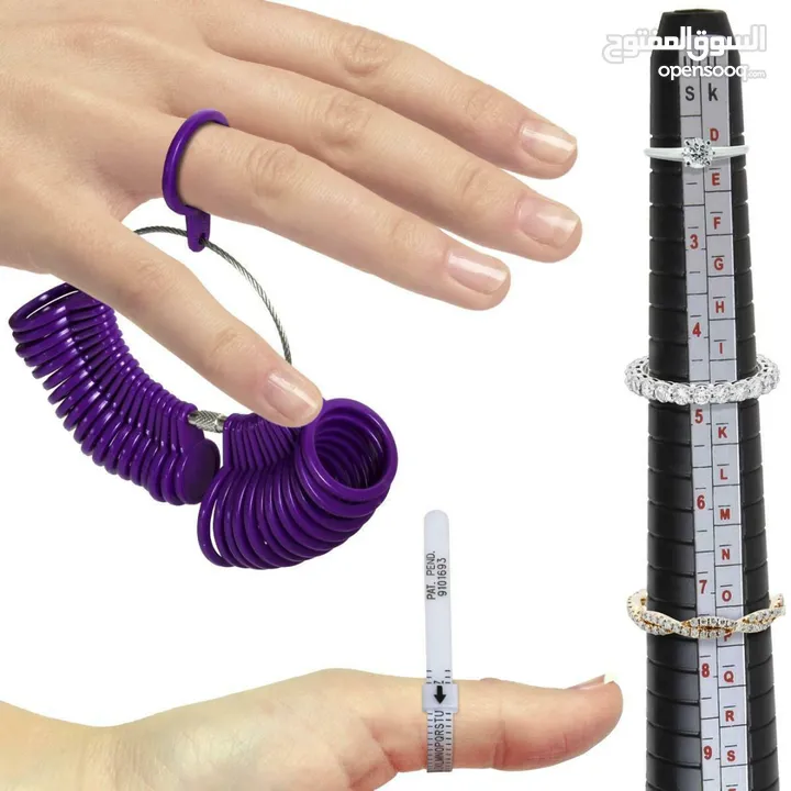 Ring Sizer Measuring Tool Set,Plastic for Gauge Finger Measurement Sizing  Mandrel Ring Sizer Tools for Jewelry Sizing Measuring - Yahoo Shopping