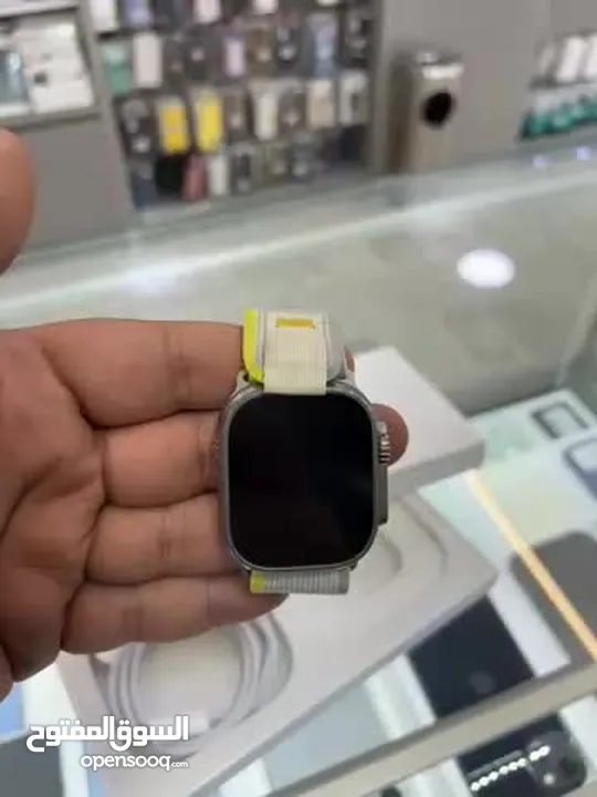Apple watch ultra 1 used ساعة ابل مستخدمة وكالة بحالة ممتازة بدون أي خدوش
